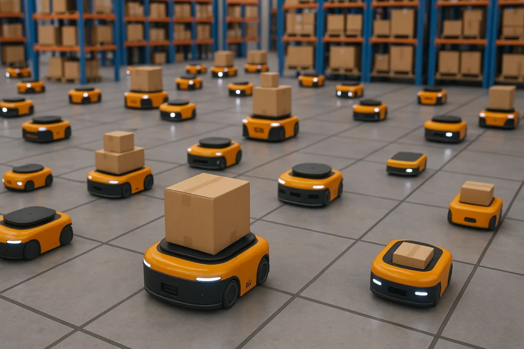 AI logistics and autonomous warehouse bots