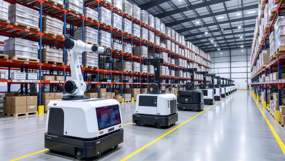 The Evolution of Warehouse Robotics: From Automated Guided Vehicles to AI-Powered Systems