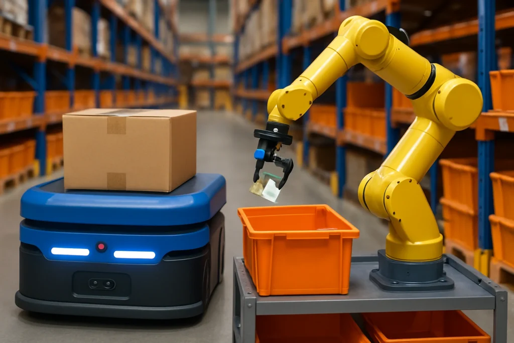 what is AI robotics warehouse
